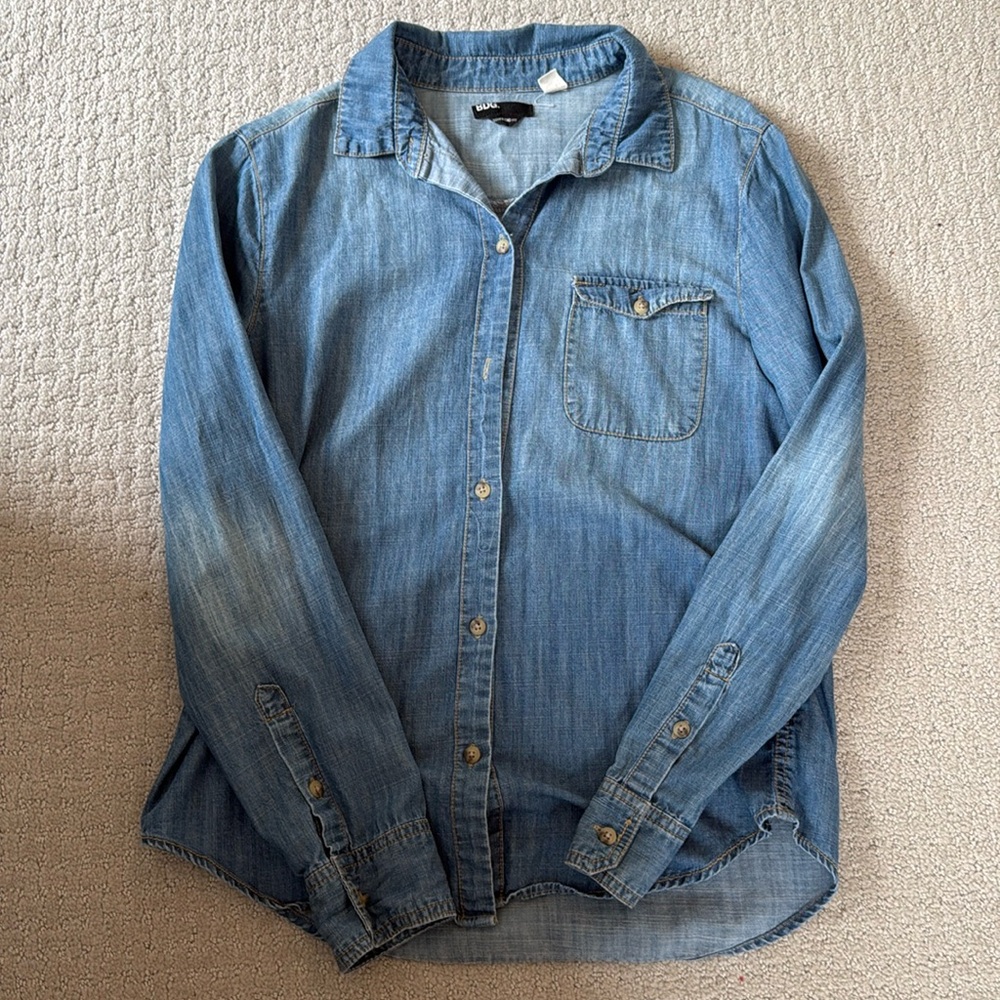 BDG denim button up